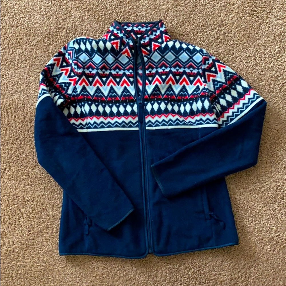 ❄️WINTER CLEARANCE❄️ Talbots Fair Isle Fleece XS